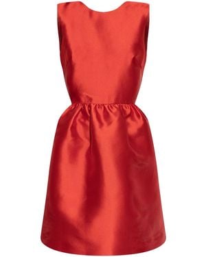 Kate Spade Vestido Corto Con Detalle De Lazo - Rojo