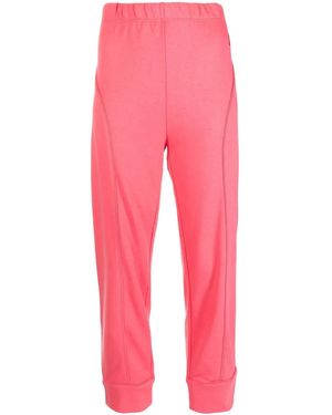Stella McCartney Elasticated-Waist Zip-Up Track Trousers - Pink