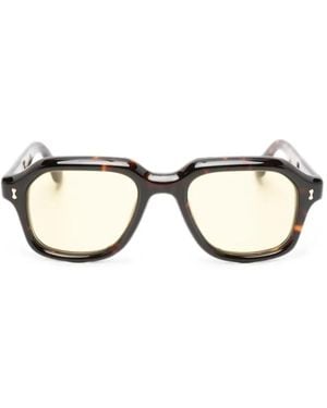 Chimi Kai Geometric-Frame Sunglasses - Natural