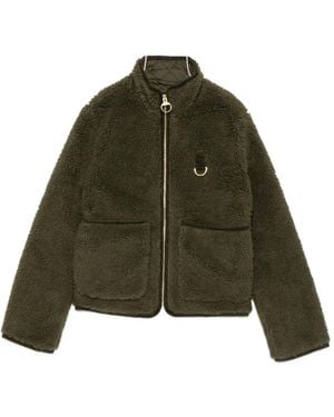 Barbour Elenora Fleece Zip-Up Jacket - Green
