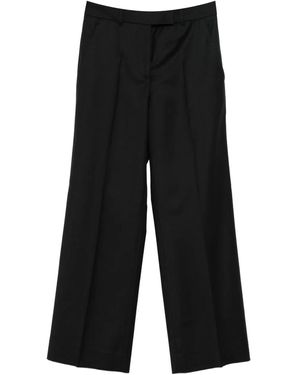 Quelledue Teodora Straight-Leg Trousers - Black