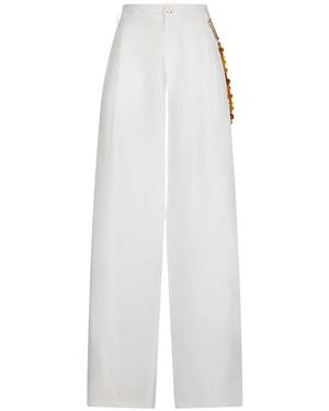 DARKPARK Phebe Wide-Leg Pants - White