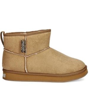 Just Cavalli Pull-Tab Ankle Boots - Brown