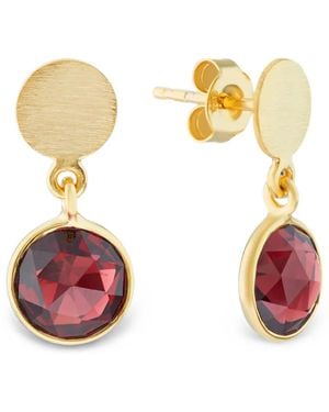 Auree Salina Drop Earrings - Metallic