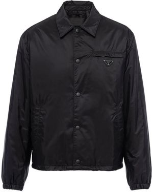 Prada Re-Nylon Shirt Jacket - Black