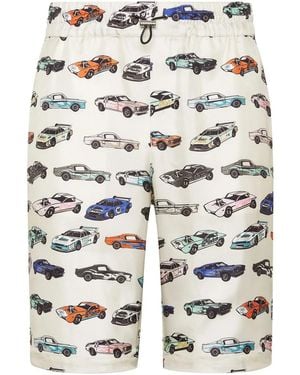 Philipp Plein Cool Kid Cars Racing Shorts - Grey