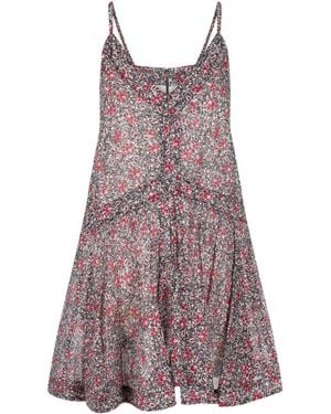 Isabel Marant Floral-Pattern Top - Purple