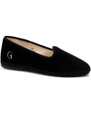 Gondolina Slippers Pellestrina Con Logo - Negro