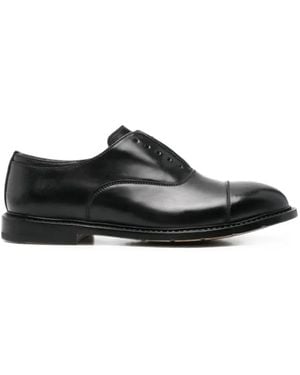 Premiata Callo Loafer Mit Angeschnittener Kappe - Schwarz