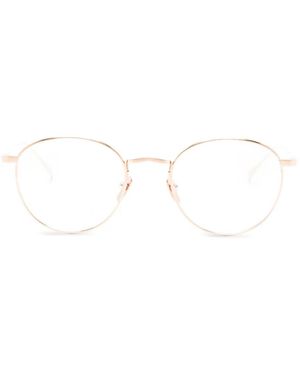 Lunor Lunettes De Vue À Monture Ronde - Métallisé