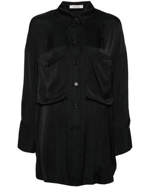 Dorothee Schumacher Fantasy Satin Shirt - Black