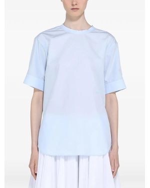 N°21 Blusa Con Cierre Con Botones - Azul
