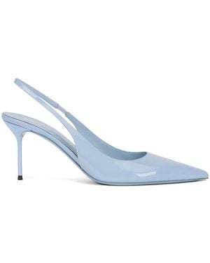 Paris Texas Spitze Lidia Slingback-Pumps - Blau