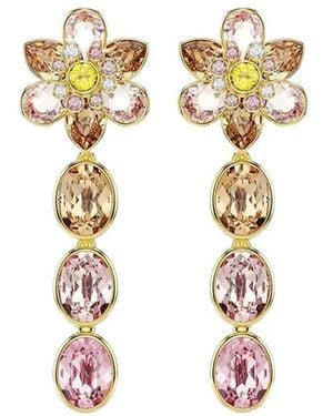 Swarovski Idyllia Flower Drop Earrings - White