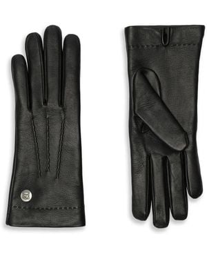 Burberry Leren Handschoenen - Zwart