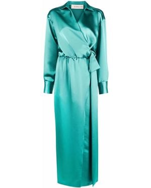 Blanca Vita Acena Wrap Dress - Blue