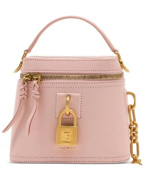 Balmain Pulse Vanity Padlock Tote Bag - Pink