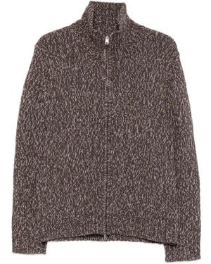 Sandro Cardigan Mit Reißverschluss - Braun