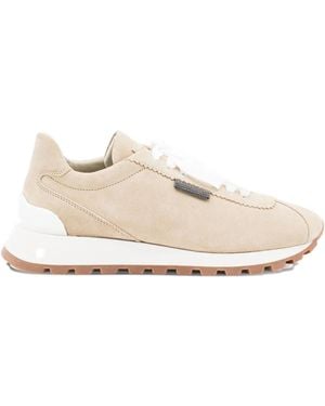 Brunello Cucinelli Suede Sneakers - ホワイト