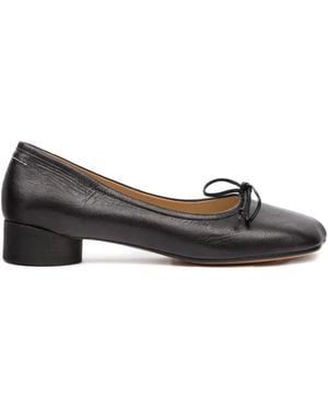 MM6 by Maison Margiela Anatomic Numeric Ballerinas - Brown