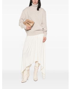 Frankie Shop Pullover Mit Rollkragen - Weiß