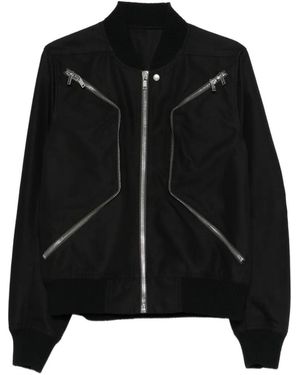 Rick Owens Bomberjack Met Rits - Zwart
