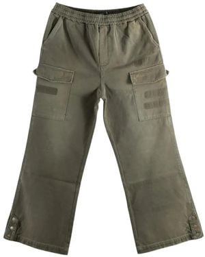 Amiri Cotton Cargo Pants - Gray