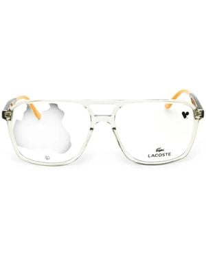 Lacoste Pilot-Frame Glasses - White