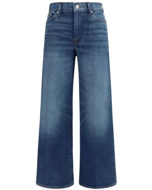 7 For All Mankind Lotta Jeans Mit Weitem Bein - Blau