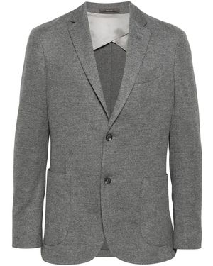 BOGGI Blazer Con Revers A Lancia - Grigio