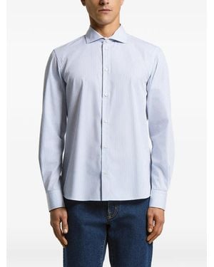 Peserico Striped Shirt - Blue