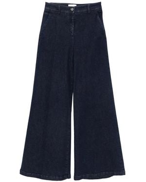 Via Masini 80 Wide-Leg Jeans - Blue