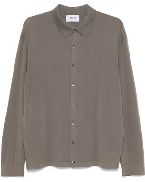 D4.0 Wool Cardigan - Brown