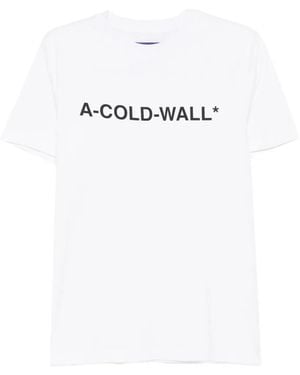 A_COLD_WALL* Logo-Print T-Shirt - White
