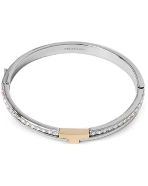 Trussardi Embellished Bracelet - Metallic