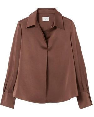 Claudie Pierlot Long-Sleeve Top - Brown