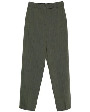 JOSEPH Zen Wool Pants - Green