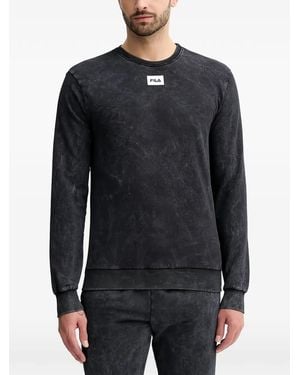 Fila Logo-Print Sweatshirt - Black