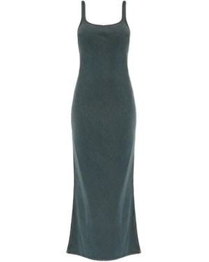 Samsøe & Samsøe Sasunna Side-Split Midi Dress - Green
