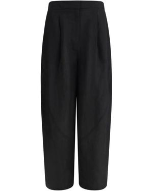 Lardini リネン パンツ - ブラック