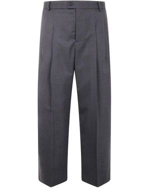 KENZO Weite Hose mit Bundfalten - Grau
