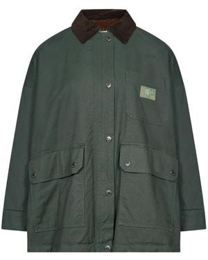 Weekend by Maxmara Cotton Canvas Jacket - Green