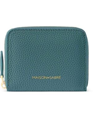 Maison De Sabre Small Leather Zip-Fastening Wallet - Green