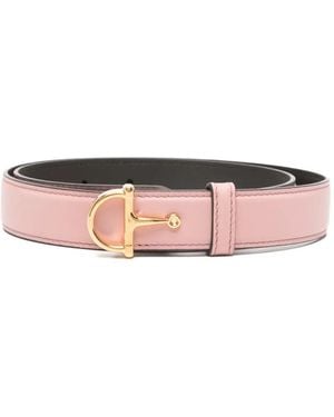 Gucci Cinturón Con Hebilla Horsebit - Rosa