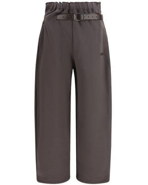 Magliano Belted Track Pants - Gray
