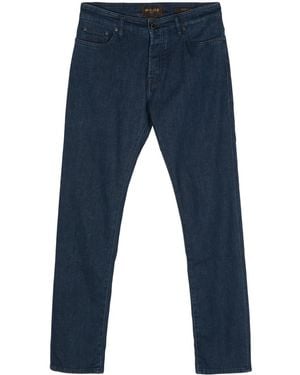 Moorer Pavel Tapered-Jeans - Blau