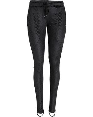 Amir Slama Lurex-Detail Leggings - Black