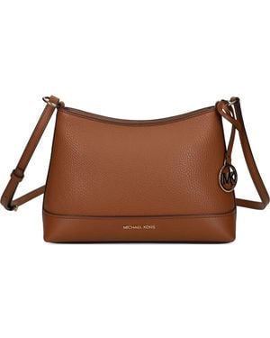 MICHAEL Michael Kors Logo Charm Cross Body Bag - Brown