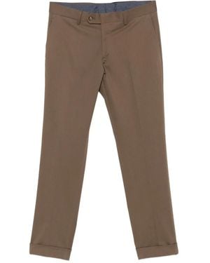 Barba Napoli Hose Mit Umschlag - Grau
