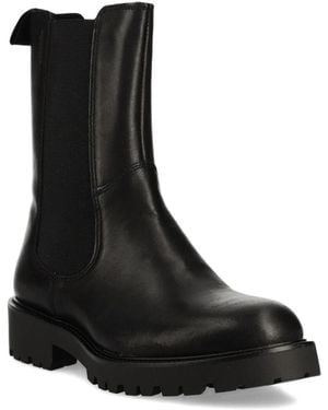 Vagabond Shoemakers Elastic-Panel Leather Boots - Black